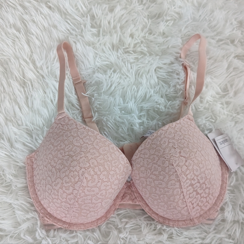 NEW Auden 34B Everyday Light Pink Lace Bra